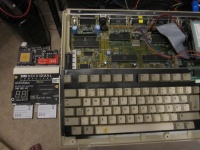 Amiga 500 med inkopplad Aca500+ och ACA1221 accelerator